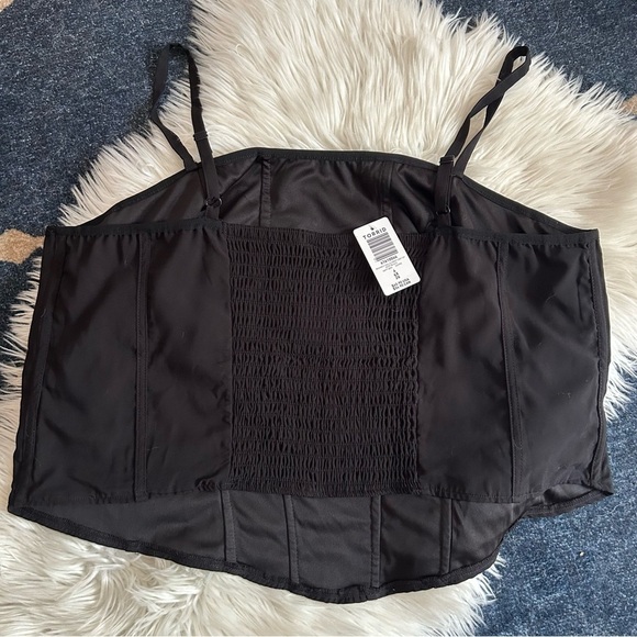 NWT Torrid Challis Corset Crop Top - Picture 6 of 9